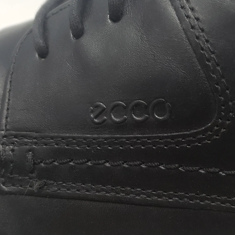 Ecco black leather